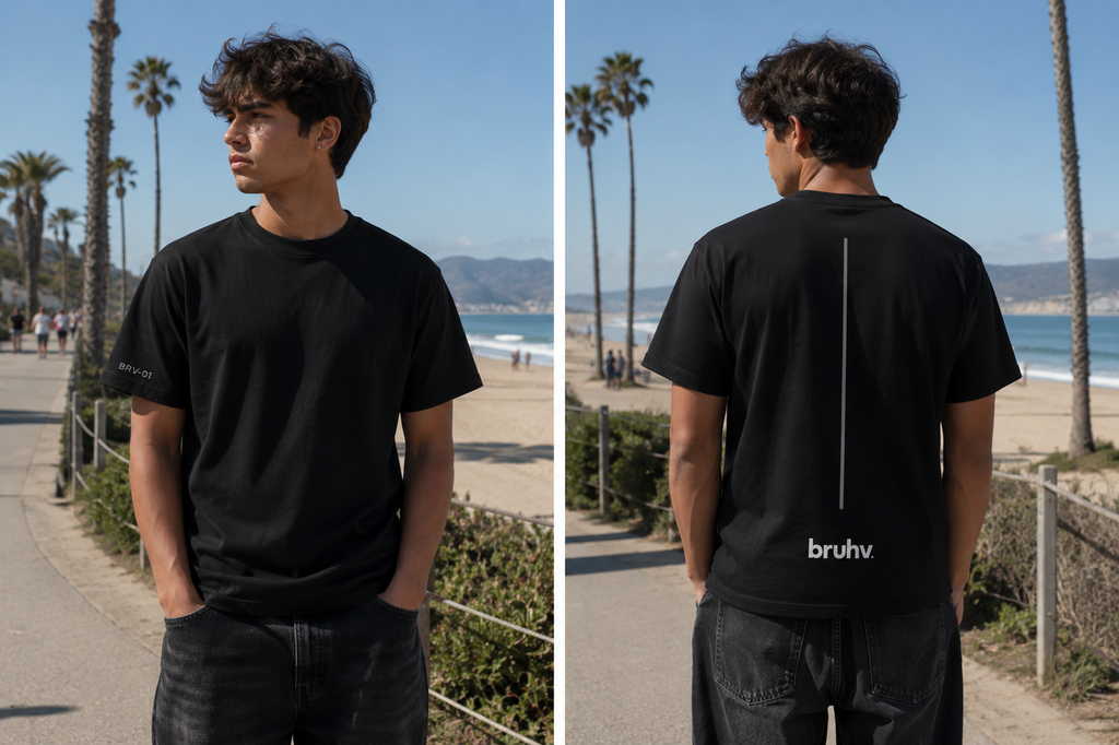 BRUHV Midnight Backline Tee