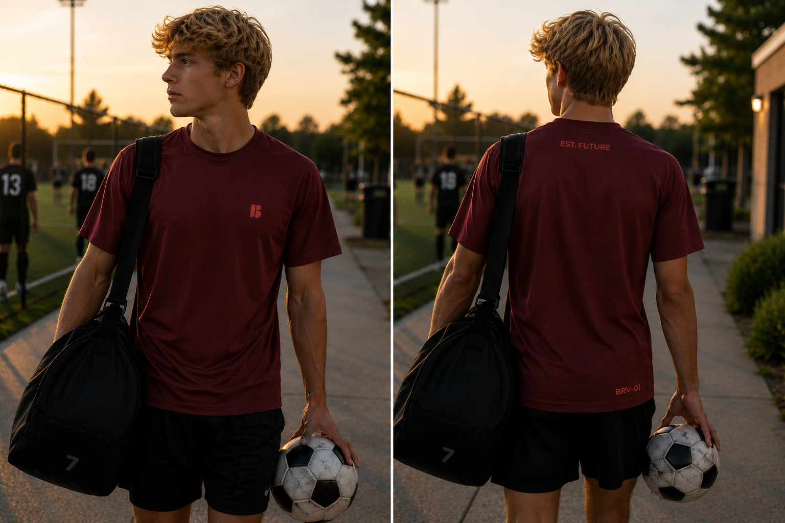 BRUHV Crimson BRV-01 Tee