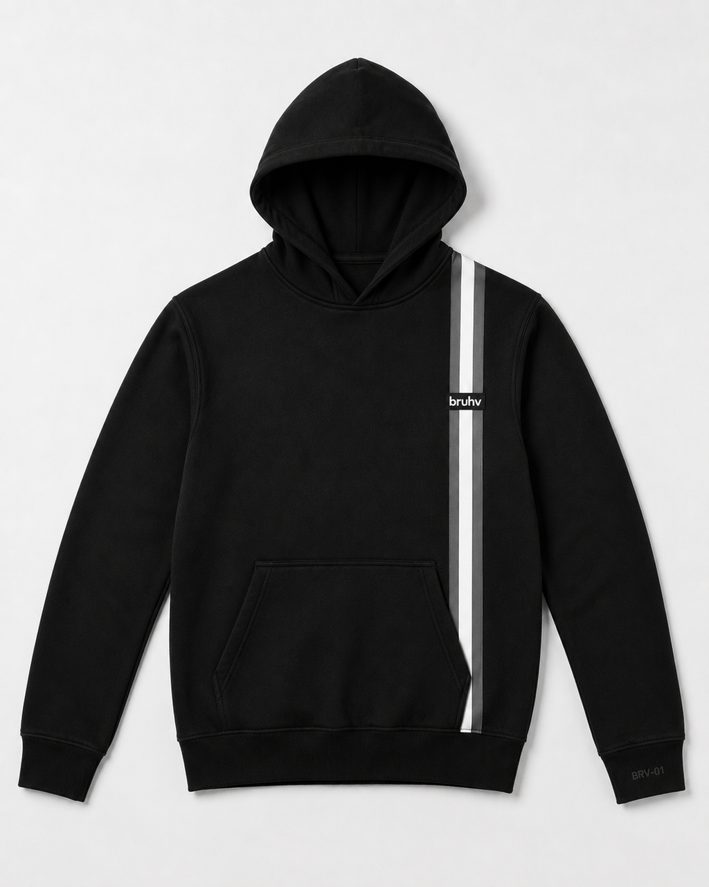 BRUHV Midnight Stripe Hoodie