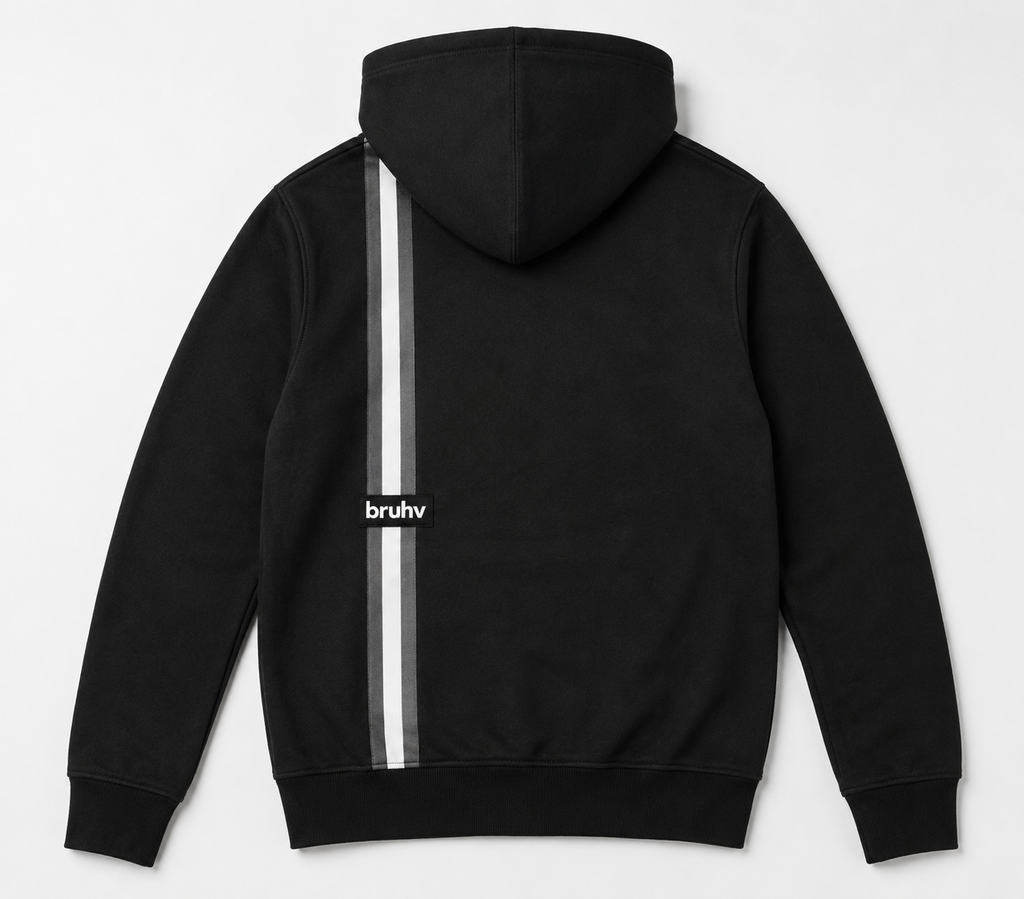 BRUHV Midnight Stripe Hoodie
