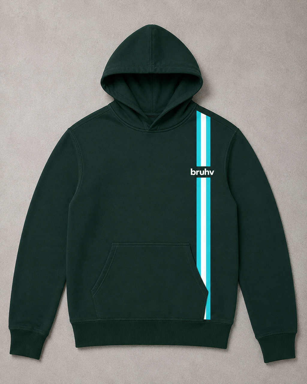 BRUHV Forest Stripe Hoodie