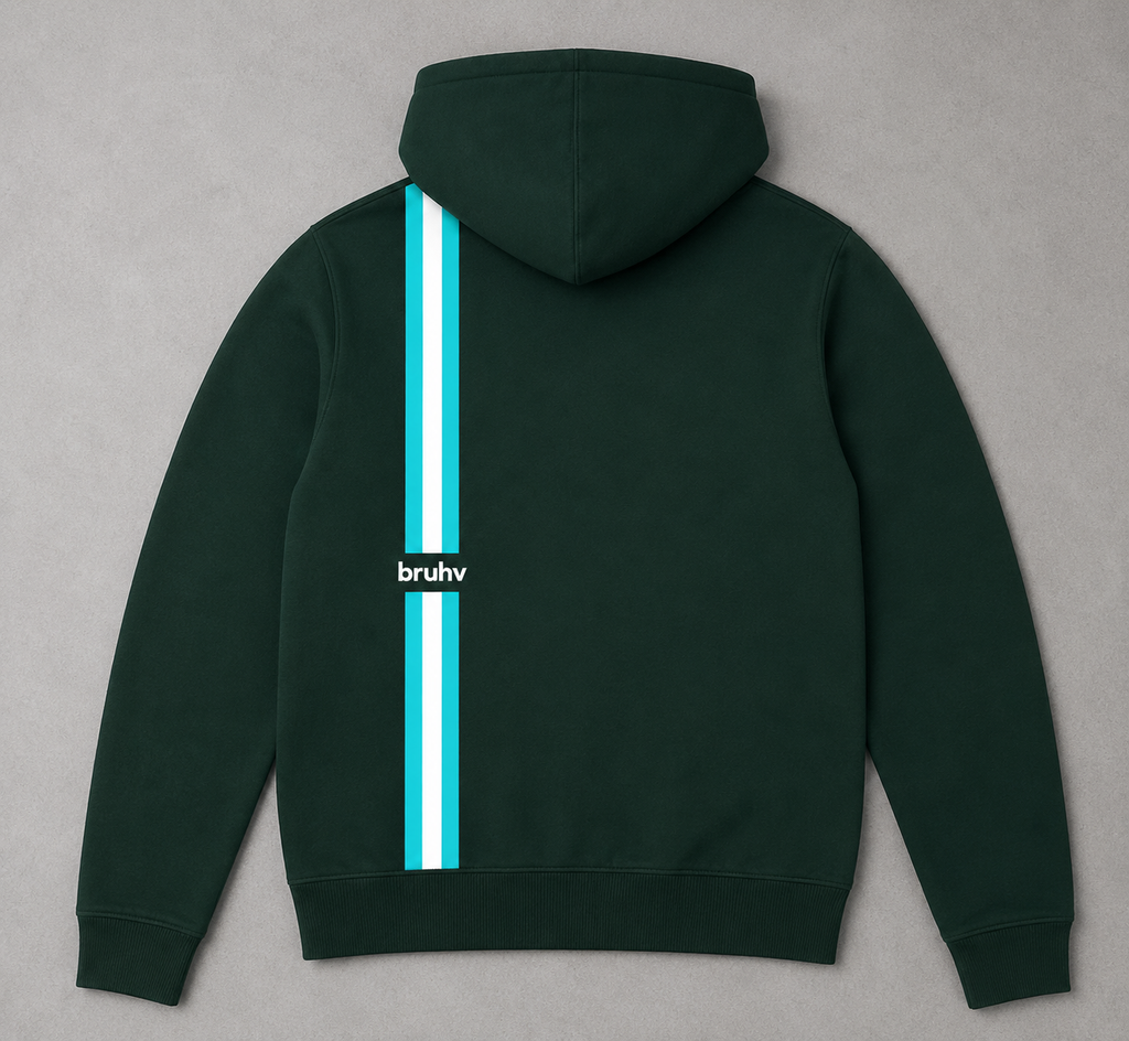 BRUHV Forest Stripe Hoodie