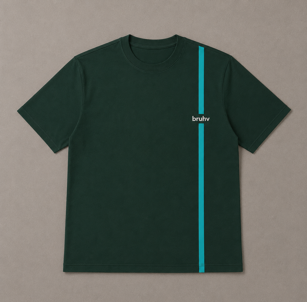 BRUHV Forest Stripe Tee