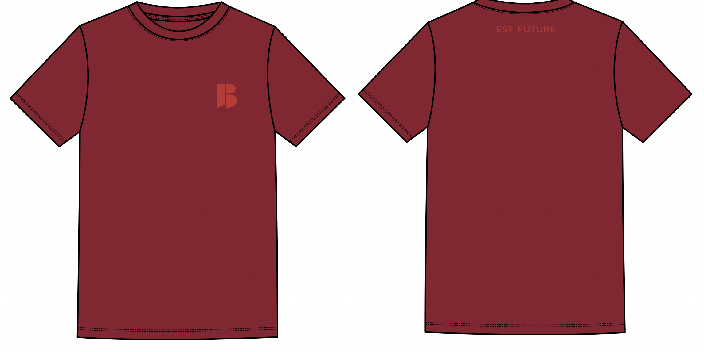 BRUHV Crimson Future Tee