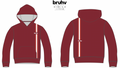 BRUHV Crimson Stripe Hoodie