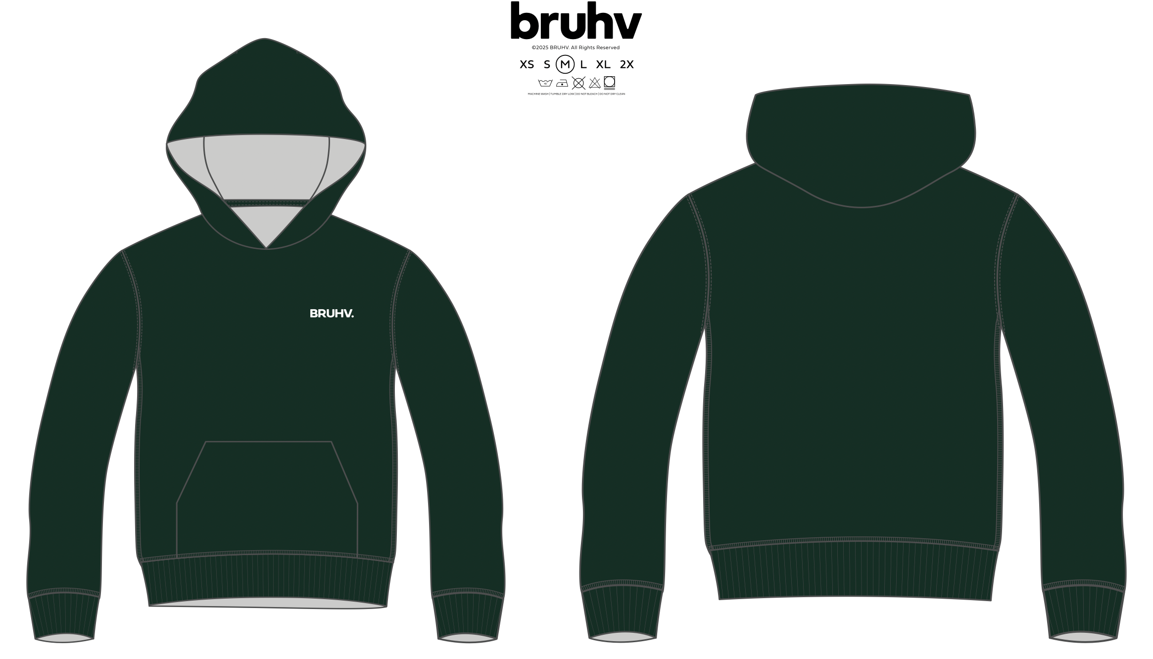 BRUHV Forest Core Hoodie