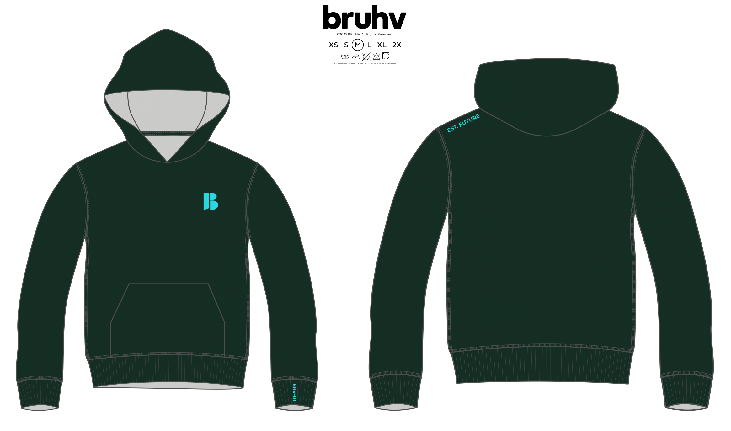 BRUHV Forest Future Hoodie