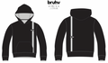 BRUHV Midnight Stripe Hoodie