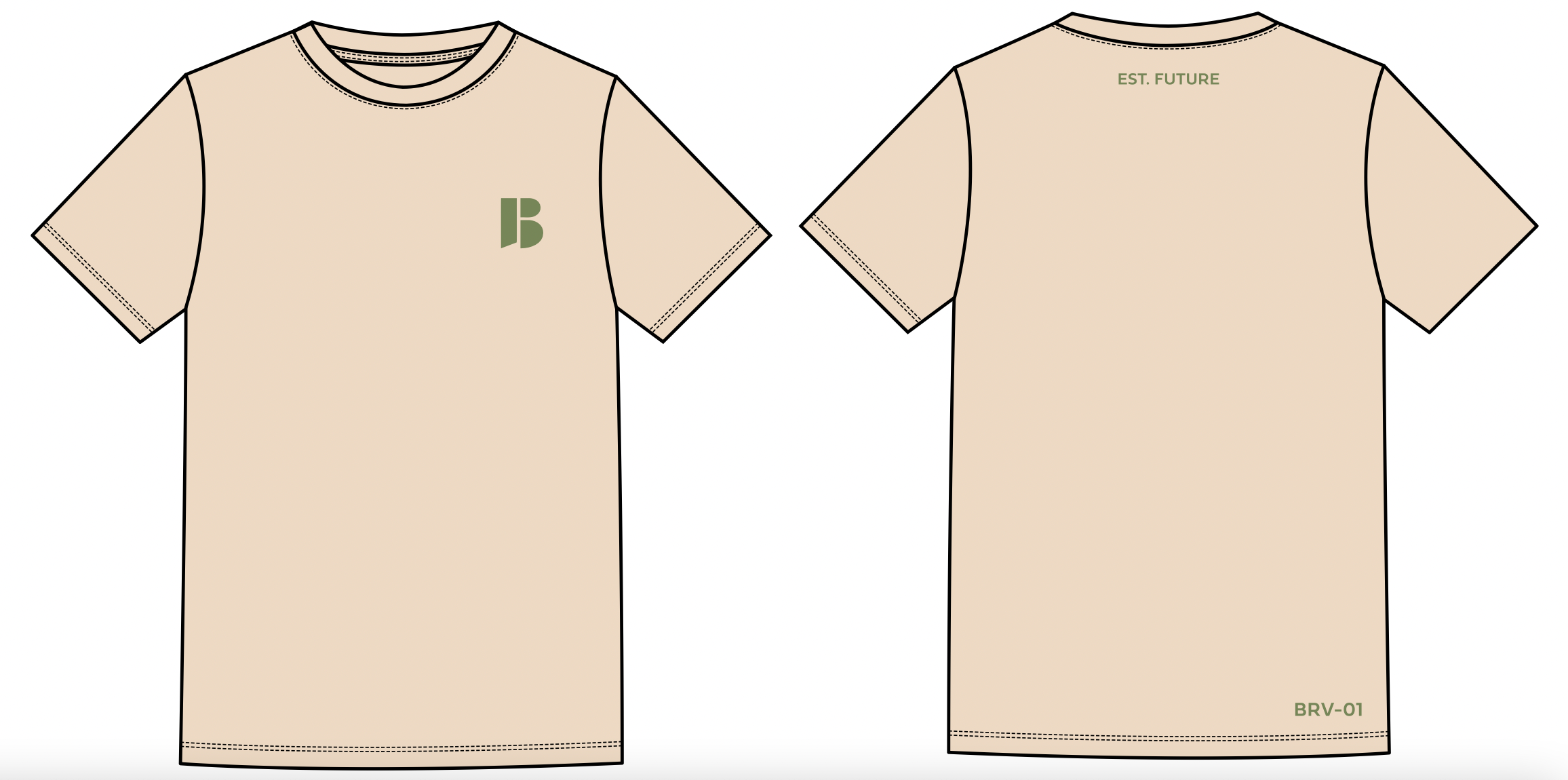BRUHV Sand BRV-01 Tee