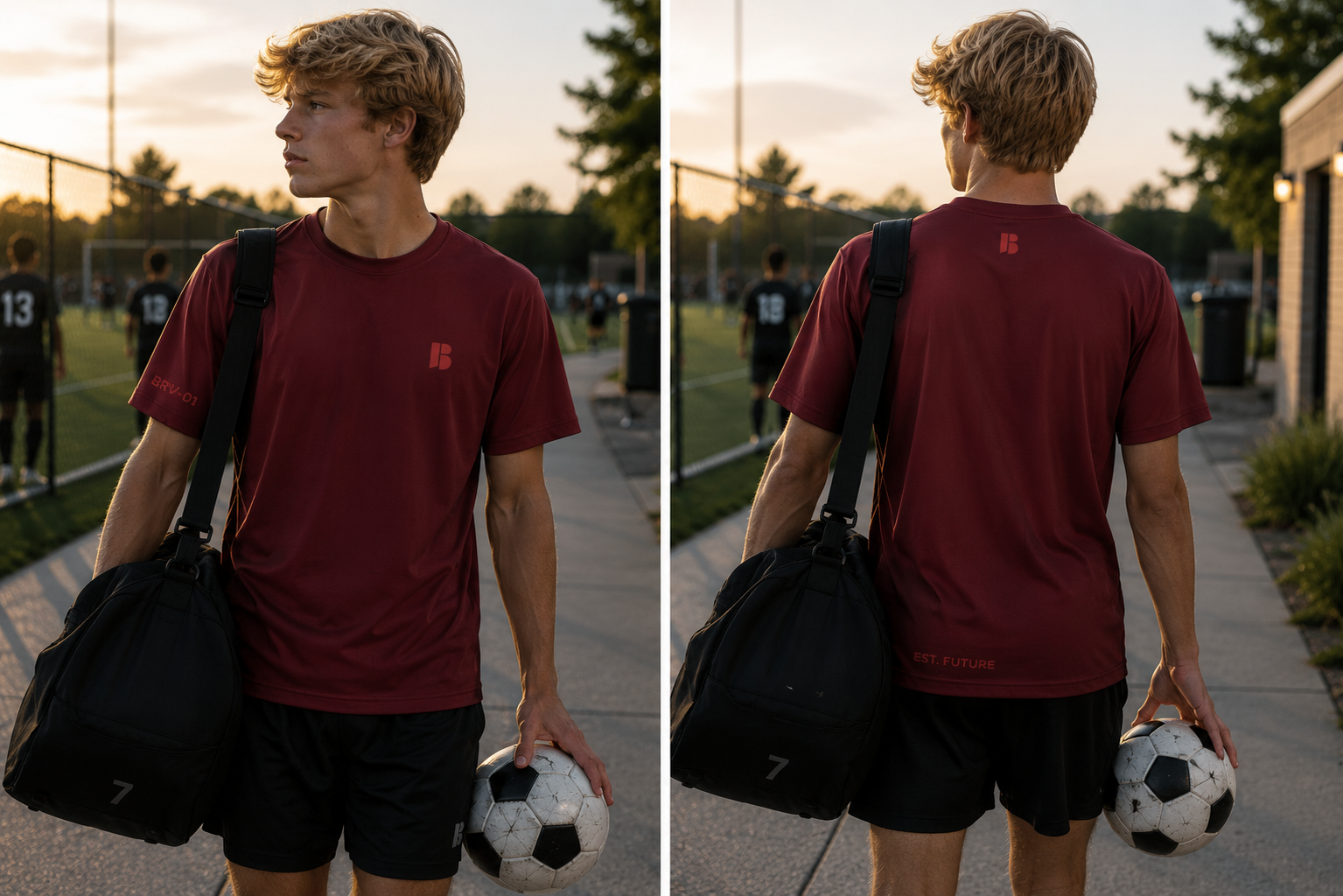 BRUHV Crimson BRV-01 Sleeve Tee